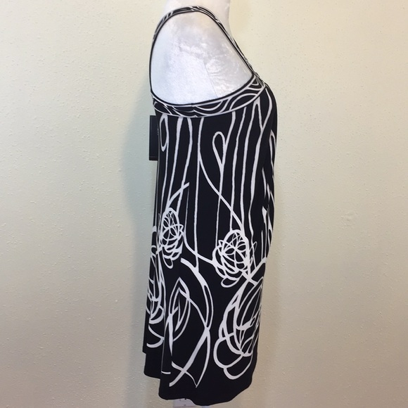 BCBG Black and White Capri Mini Dress - Picture 5 of 8